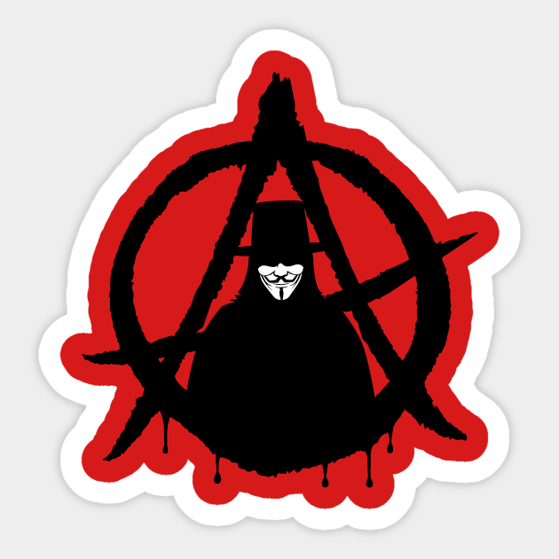 Anonymous Vendetta Anarchy Sticker by hardwear